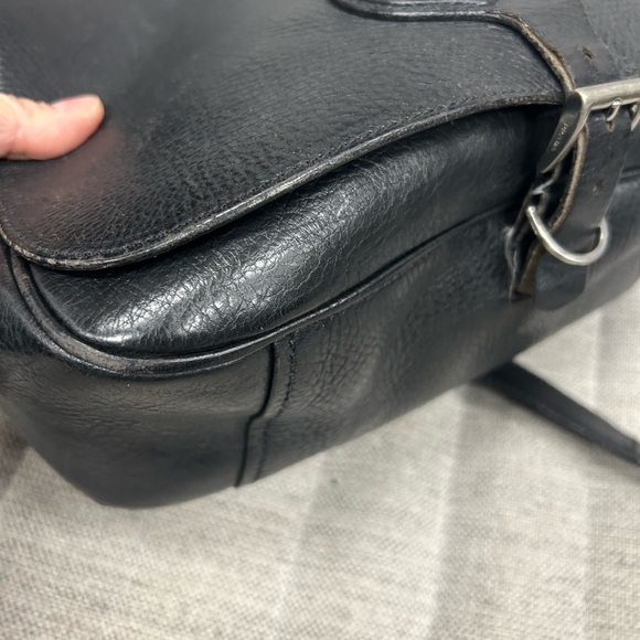 Vintage Prada Vacchetta messenger ❤️leather tin & out - Picture 5 of 15